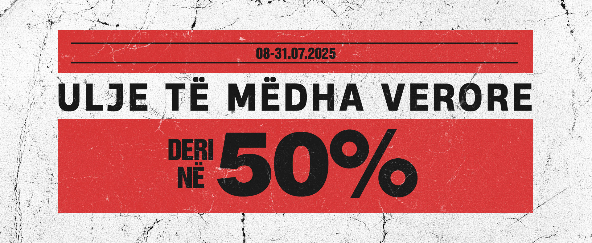 Ulje të mëdha verore deri në 50%