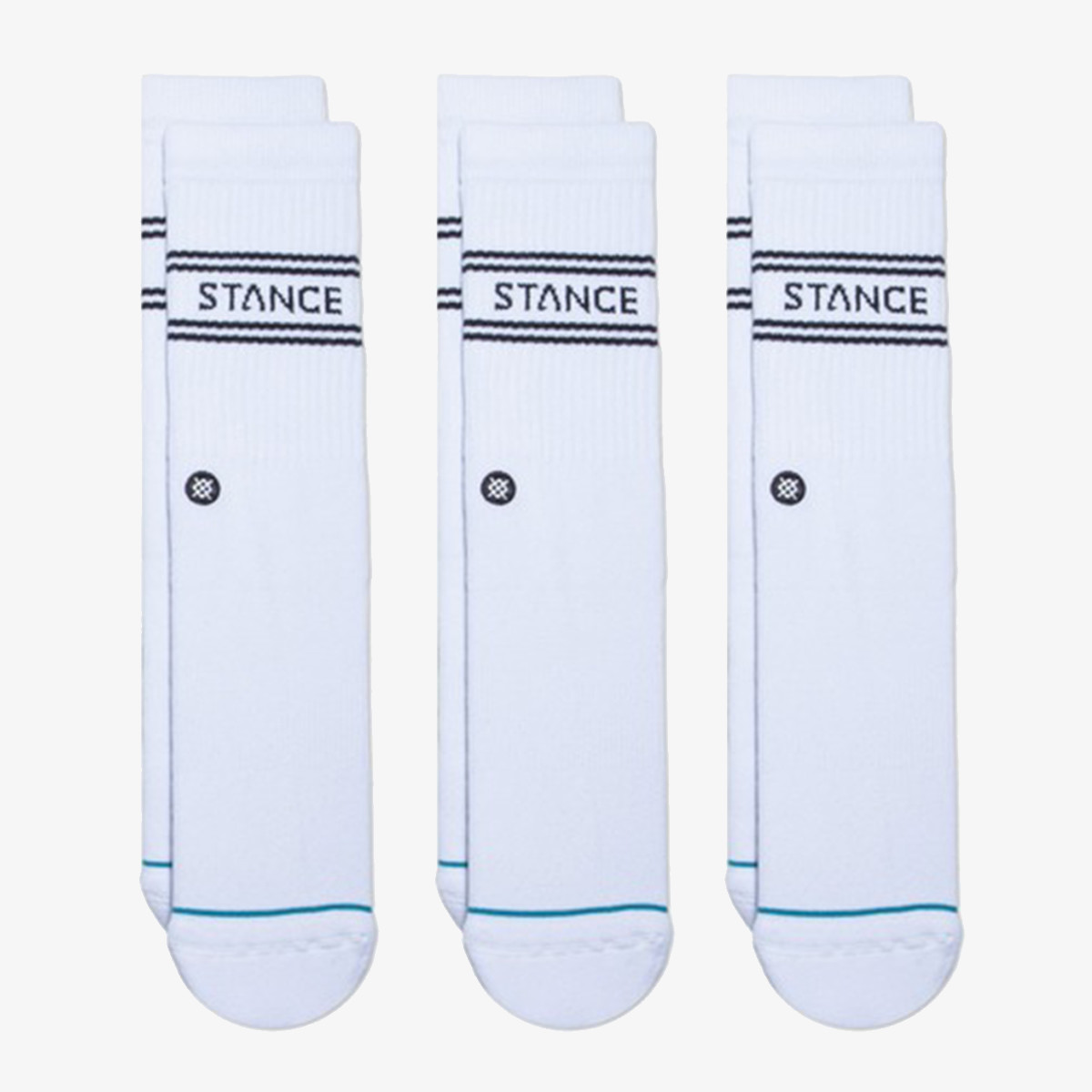 STANCE Чорапи BASIC 3 PACK CREW 