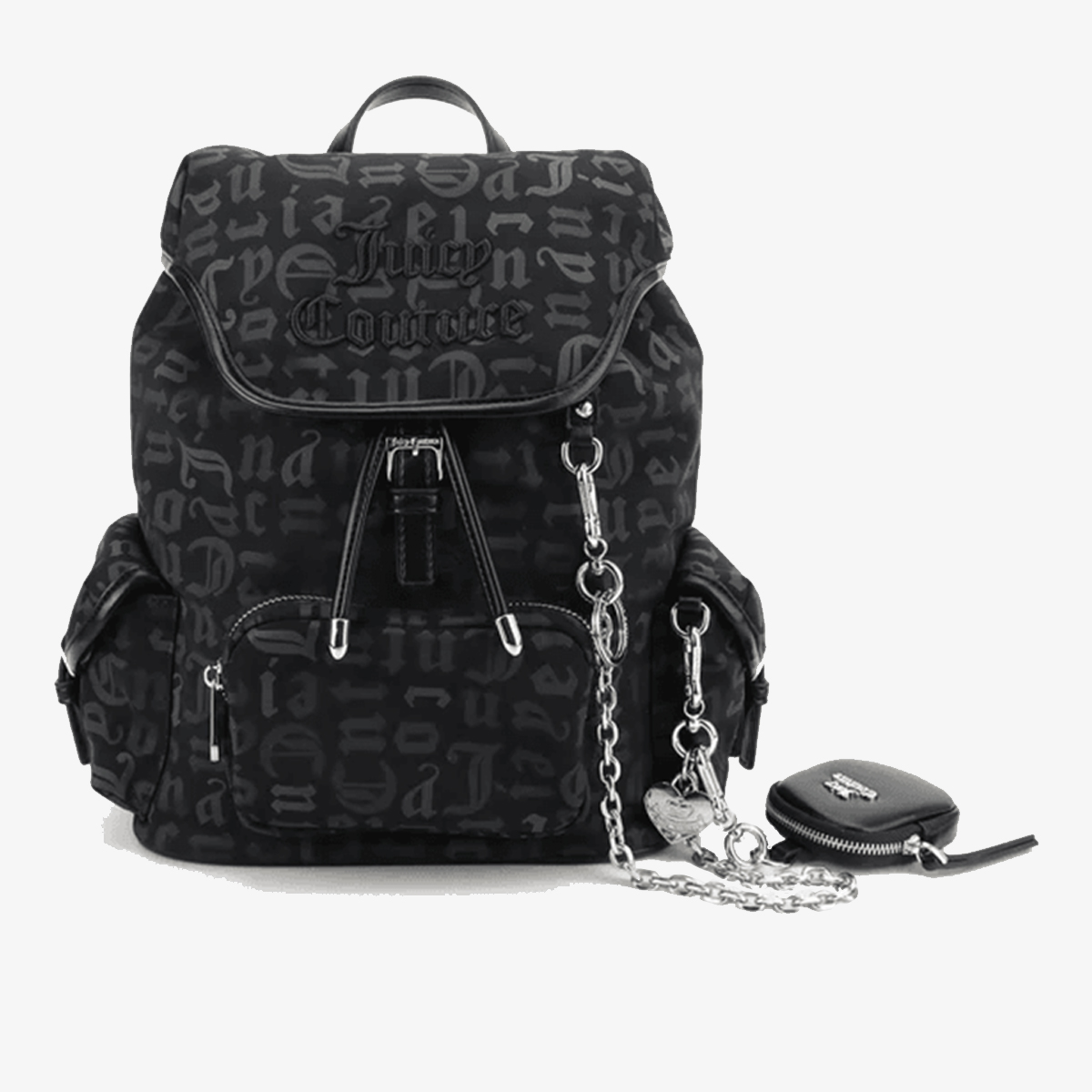 Çantë shpine Juicy Couture Çantë shpine Carol Poliester/PU E zezë