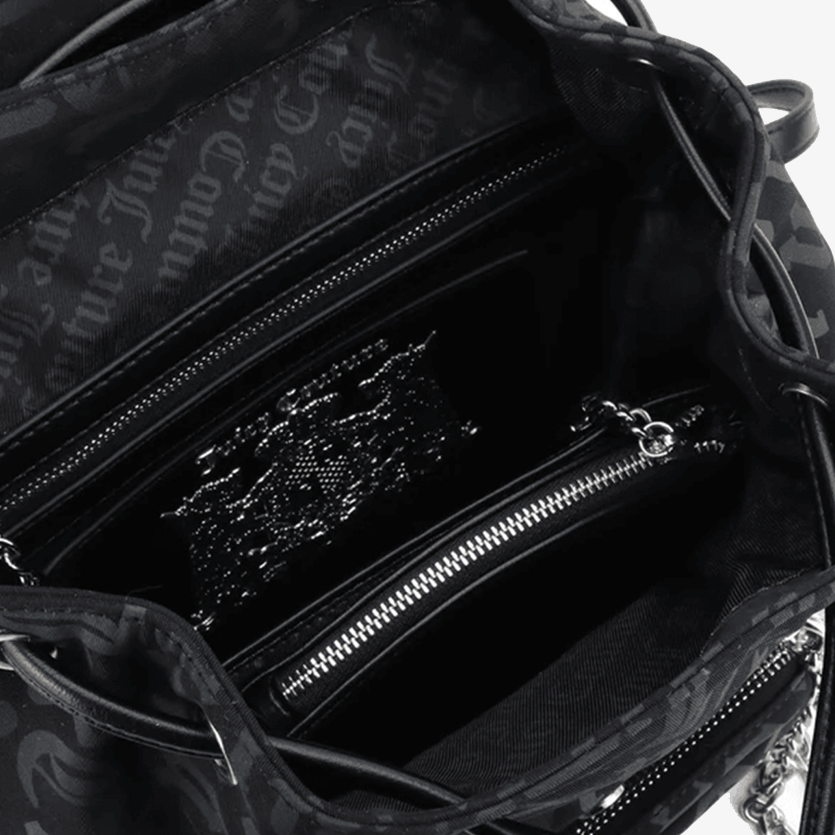 Çantë shpine Juicy Couture Çantë shpine Carol Poliester/PU E zezë