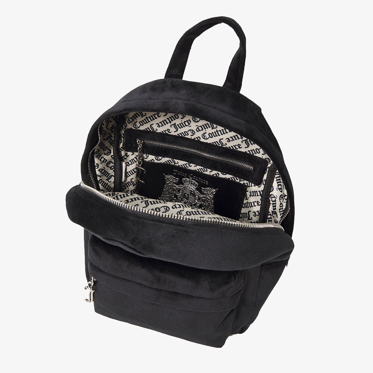 Çantë shpine Juicy Couture Çantë shpine Kimberly e zezë poliestër
