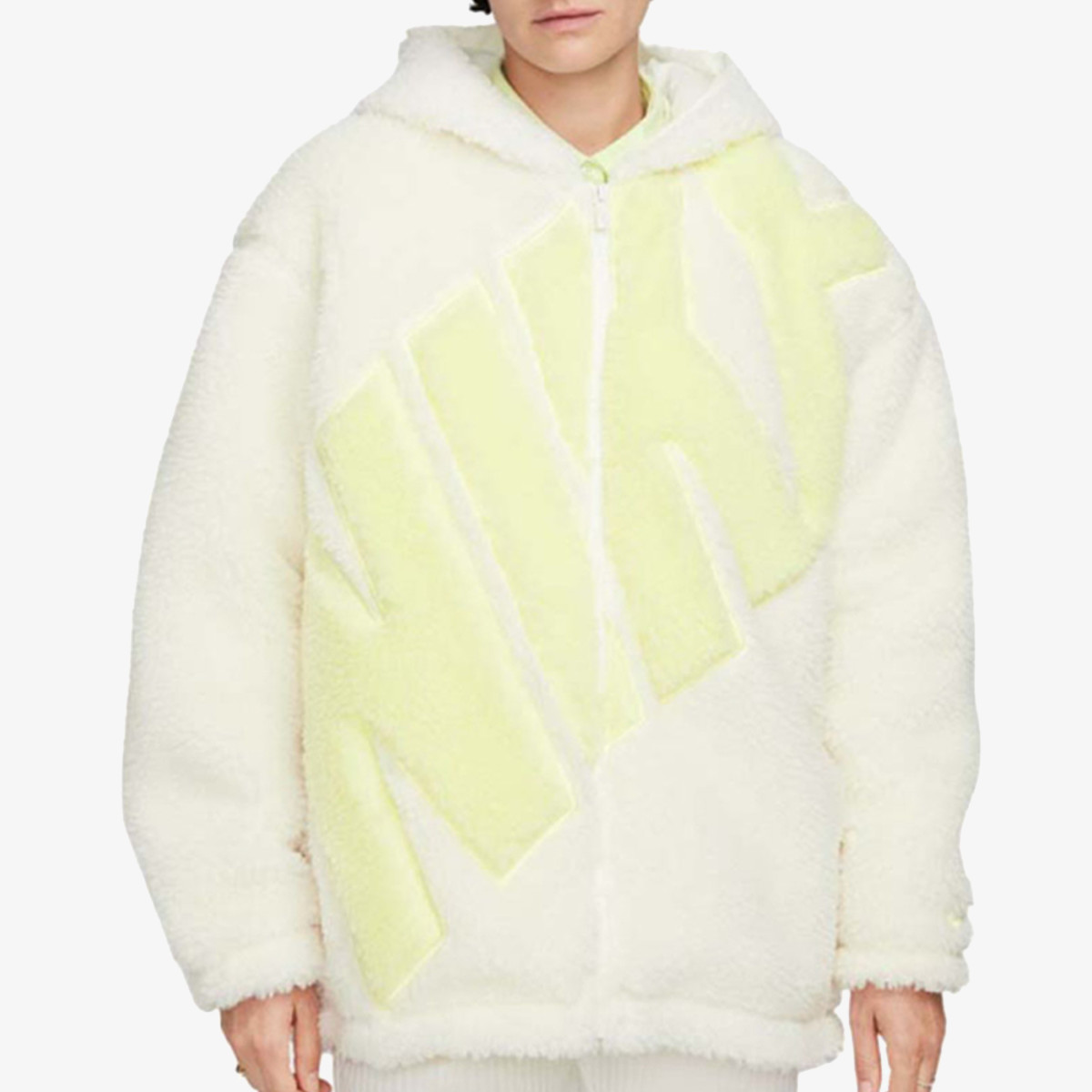 Nike Јакна W NSW LOGO  SHERPA JKT