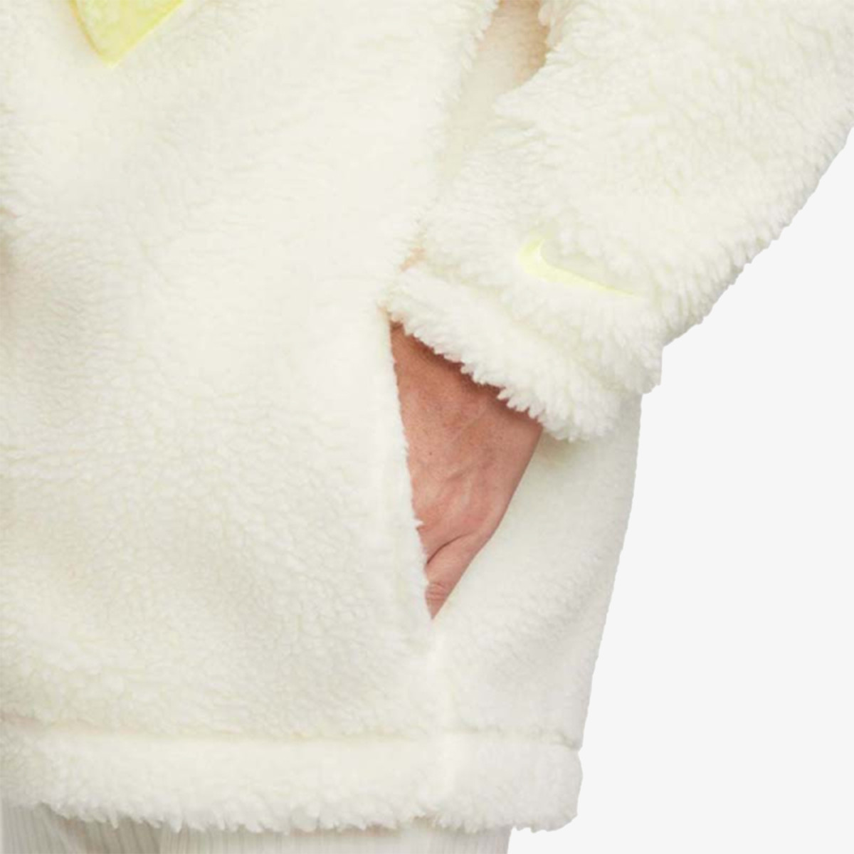 Nike Јакна W NSW LOGO  SHERPA JKT