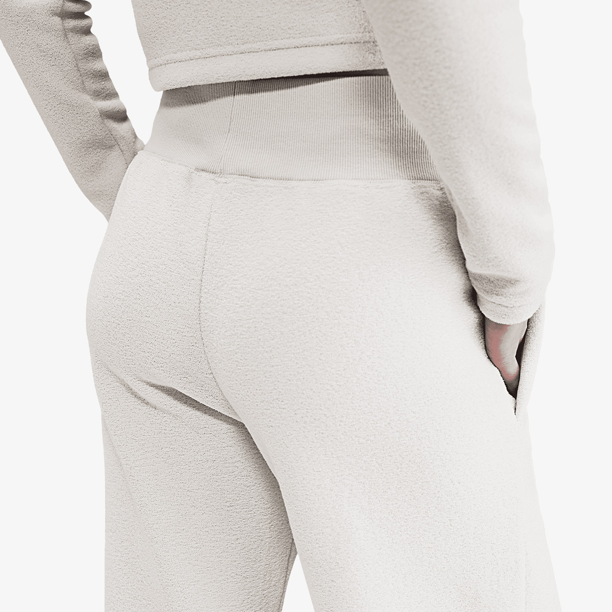 Nike Долен дел тренерки W NSW PHNX PLSH HR PANT WIDE
