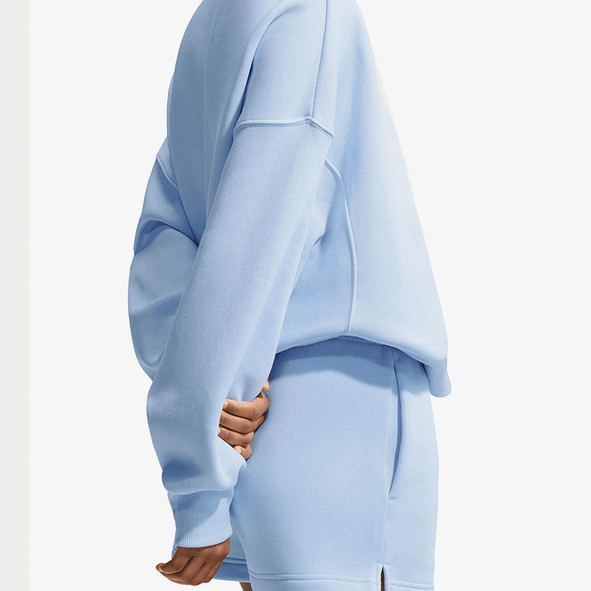 Nike Pantallona të Shkurtra Grash W NSW PHNX FLC MR STD 4IN SHRT