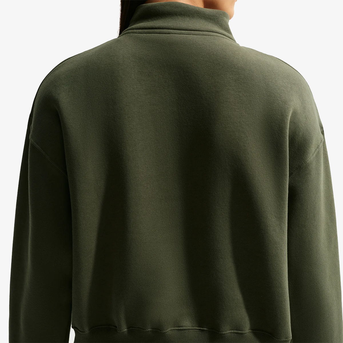 Nike Маица долги ракави W NSW CLS+ FLC QZ TOP