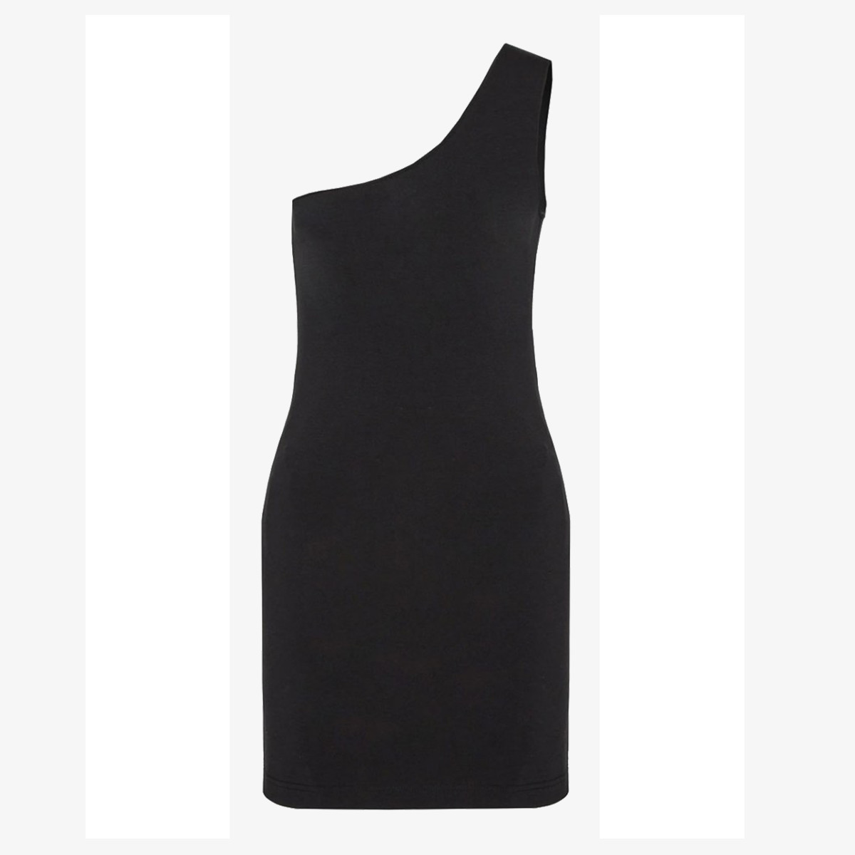 JUICY COUTURE Фустан ASYMMETRIC FITTED DRESS WITH DIAMANTE 