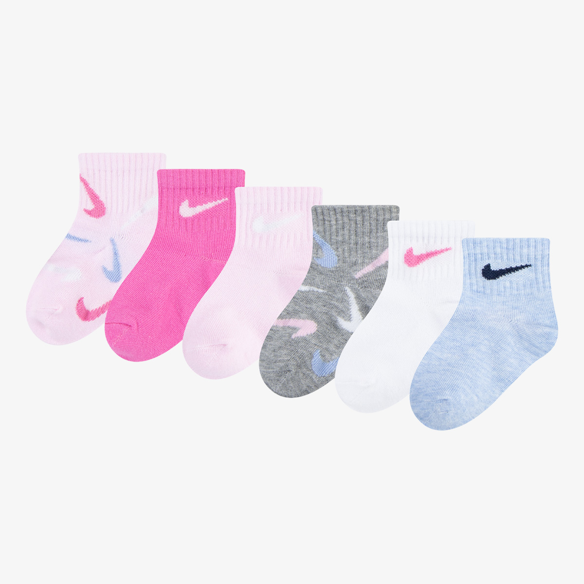 Nike Чорапи NHN SWOOSHFETTI 6PK ANKLE SOCK 