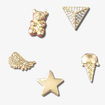Crocs Украс Gold Icons 5 Pack 