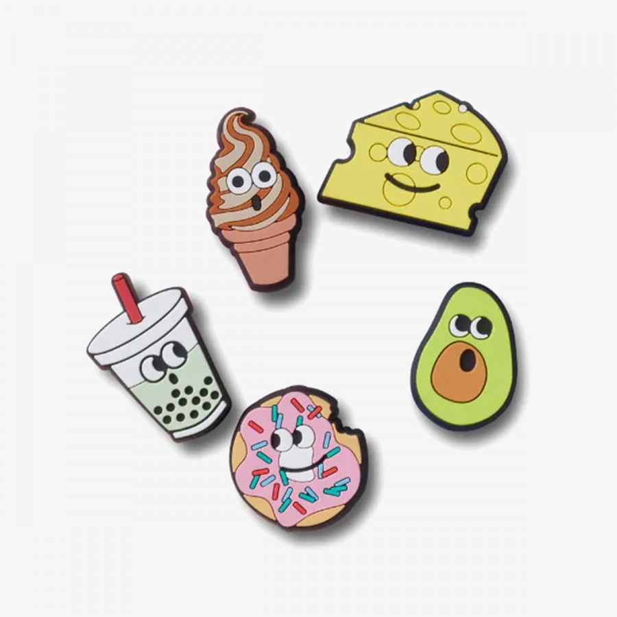 Crocs Привезок Lights Up Food Friends 5 Pack 