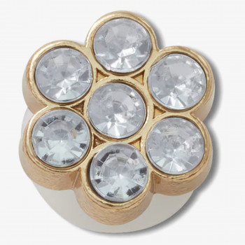Crocs Украс TINY SILVER GEM FLOWER 