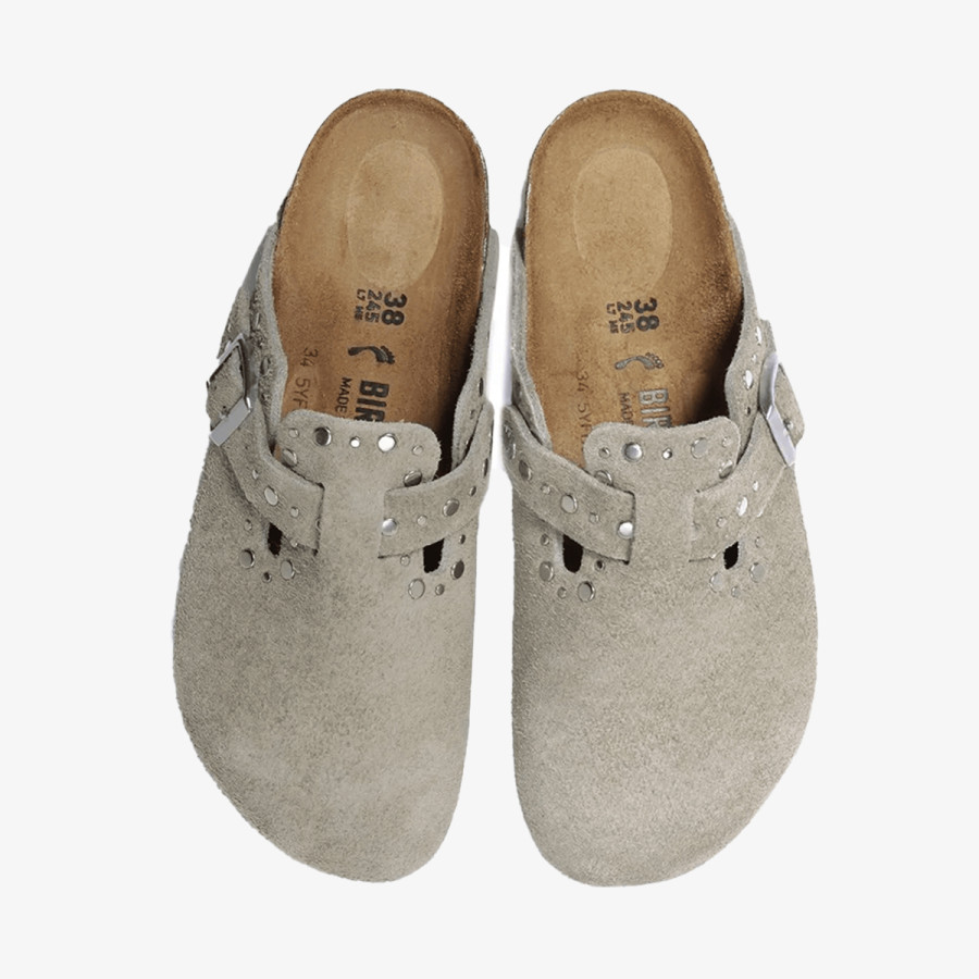 Birkenstock Папучи Boston Rivet LEVE Taupe 