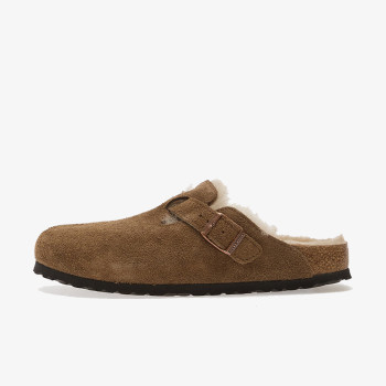 Birkenstock Папучи Boston Shear LEVE Dark Tea LAF 