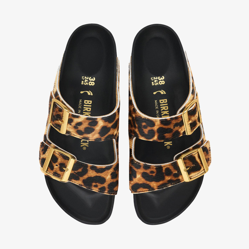 Birkenstock Папучи ARIZONA FUR LEO NATURAL HEX 