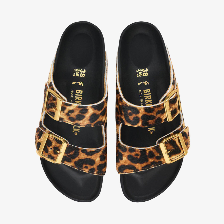 Birkenstock Папучи ARIZONA FUR LEO NATURAL HEX 