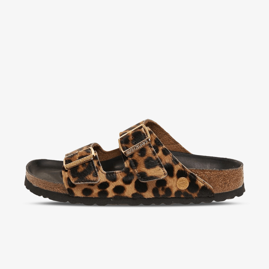 Birkenstock Папучи ARIZONA FUR LEO NATURAL HEX 
