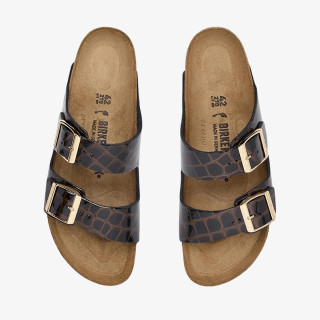 Birkenstock Папучи ARIZONA LENA EMBOSS ANIMAL BLACK 
