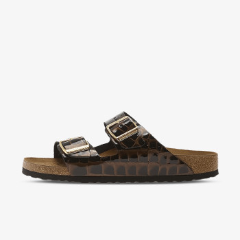 Birkenstock Папучи ARIZONA LENA EMBOSS ANIMAL BLACK 