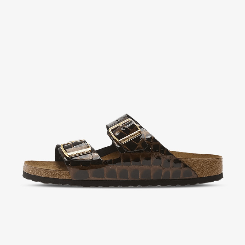 Birkenstock Папучи ARIZONA LENA EMBOSS ANIMAL BLACK 