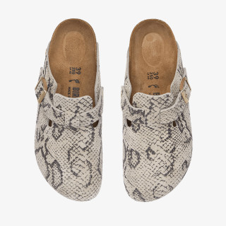 Birkenstock Папучи Boston Print LEVE Snake Oyster 