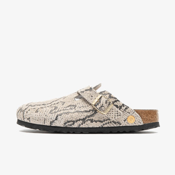 Birkenstock Папучи Boston Print LEVE Snake Oyster 