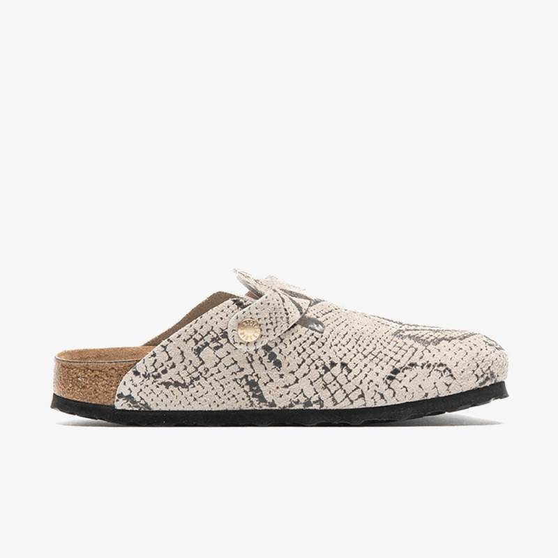 Birkenstock Папучи Boston Print LEVE Snake Oyster 