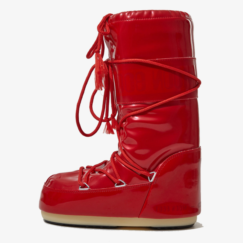 Moon Boot Чизми MOON BOOT ICON VINILE MET RED 35-47 