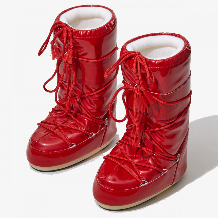 Moon Boot Чизми MOON BOOT ICON VINILE MET RED 35-47 