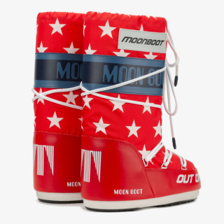 Moon Boot Чизми MB ICON RETROBIKER WHITE STARS 35-47 