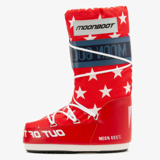 Moon Boot Чизми MB ICON RETROBIKER WHITE STARS 35-47 