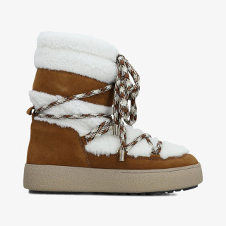 Moon Boot Çizme MB LTRACK SHEARLING WHISKY/OFF WHITE 