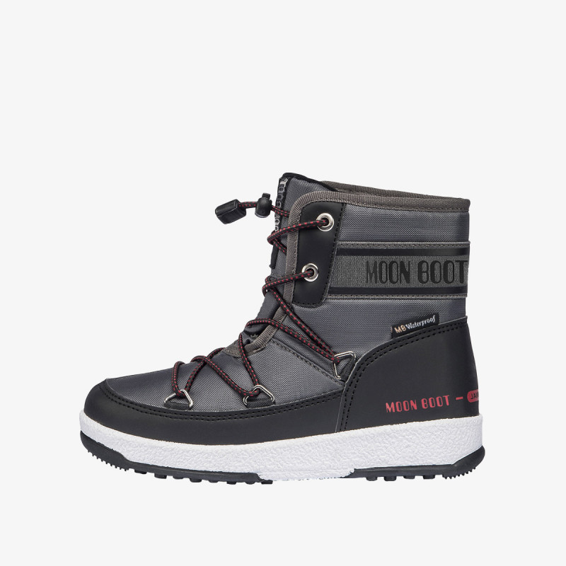 Moon Boot Чизми MOON BOOT JR BOY MID WP 2 BLACK/CASTLERO 