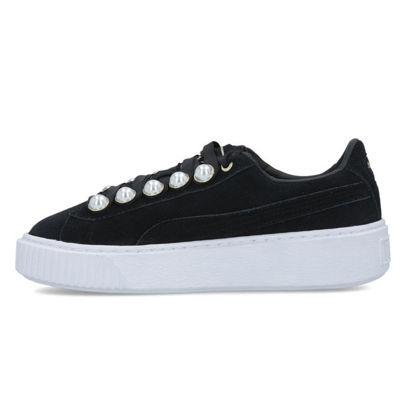Puma suede hot sale platform bling