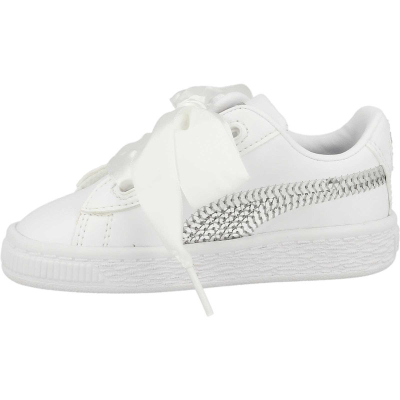 Puma basket heart best sale bling infant