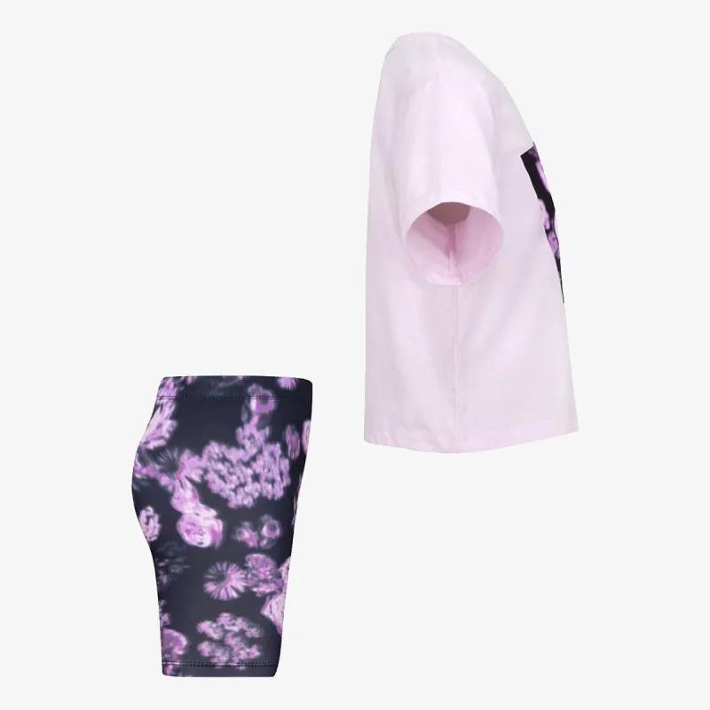 NIKE Шорцеви и маица Boxy And Bike Set 