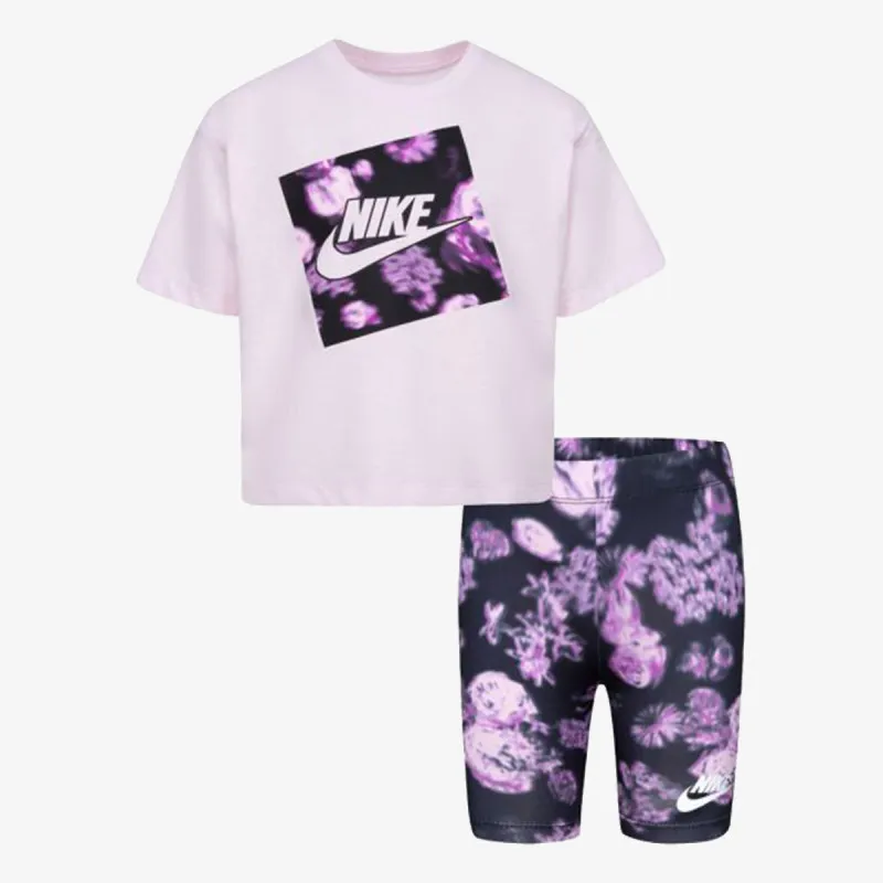 NIKE Шорцеви и маица Boxy And Bike Set 