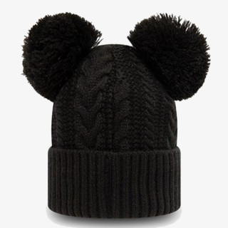 New Era Капа CHYT DOUBLE POM CUFF KNIT NEYYAN BLK 