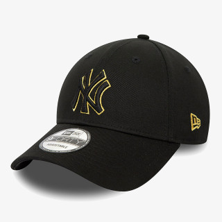 New Era Kачкет METALLIC OUTLINE 9FORTY NEYYAN  BLKMTG 