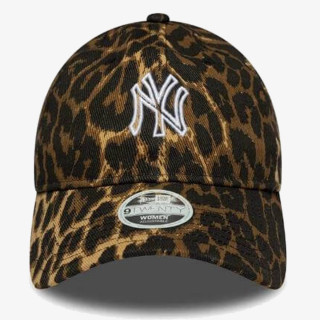 New Era Kачкет WMNS OUTLINE LEOPARD 9TWENTY NEYYAN BLK 