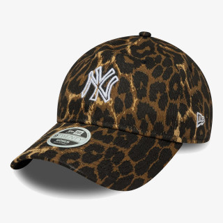New Era Kачкет WMNS OUTLINE LEOPARD 9TWENTY NEYYAN BLK 