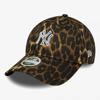 New Era Kачкет WMNS OUTLINE LEOPARD 9TWENTY NEYYAN BLK 