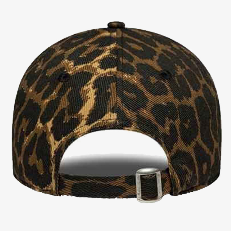 New Era Kачкет WMNS OUTLINE LEOPARD 9TWENTY NEYYAN BLK 