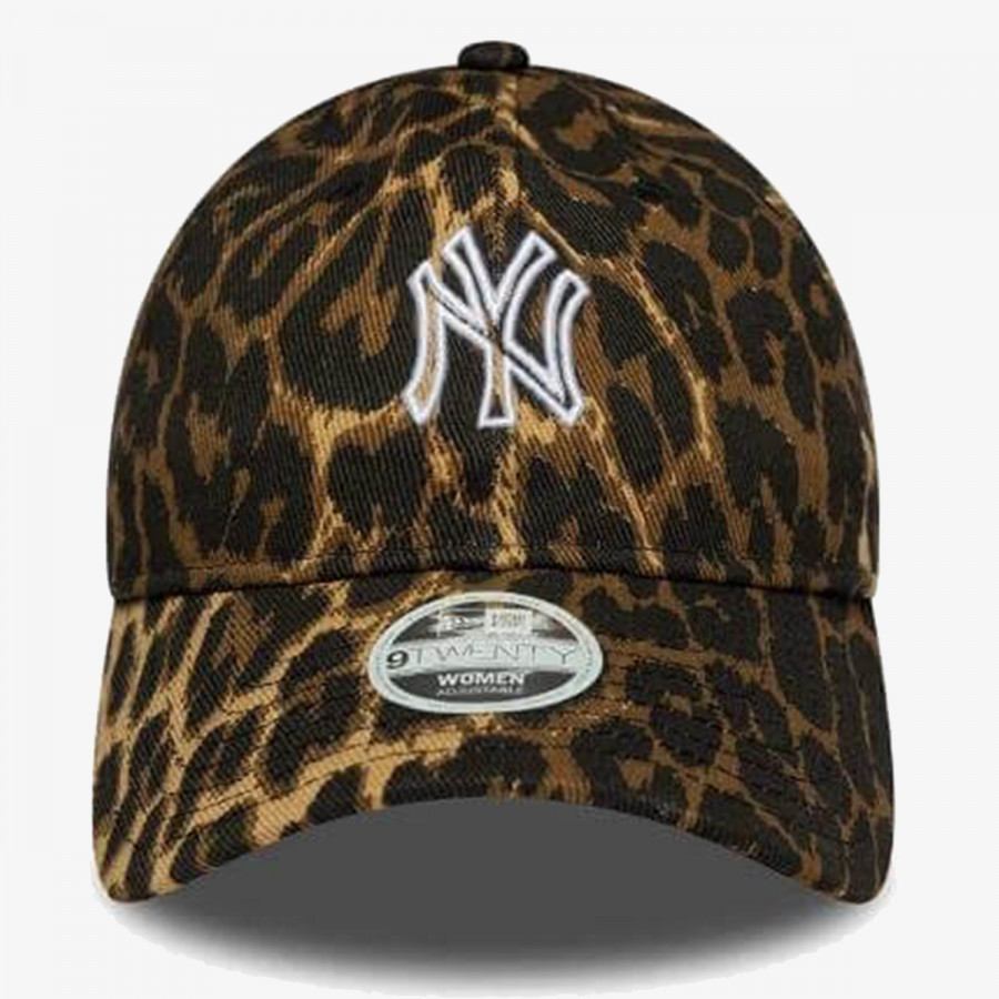New Era Kачкет WMNS OUTLINE LEOPARD 9TWENTY NEYYAN BLK 