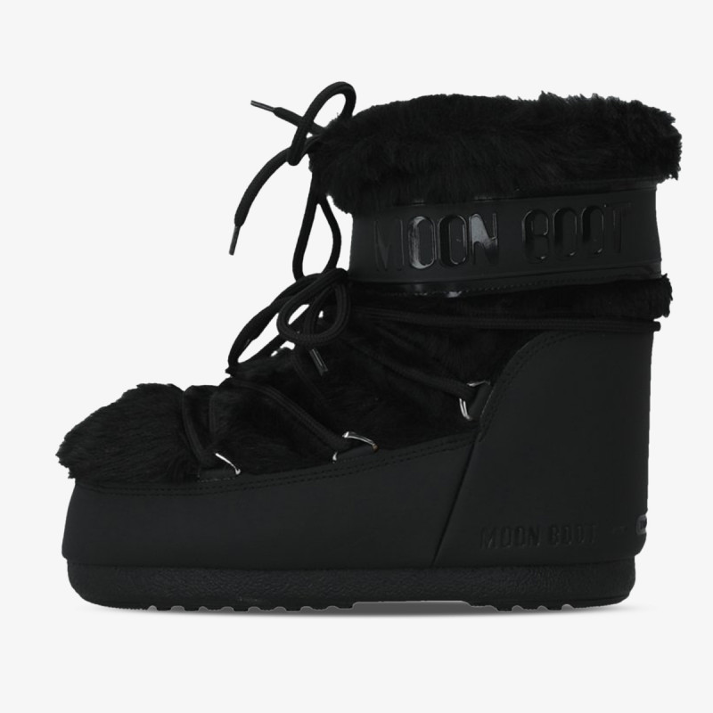Moon Boot Чизми MB ICON LOW FAUX FUR BLACK 