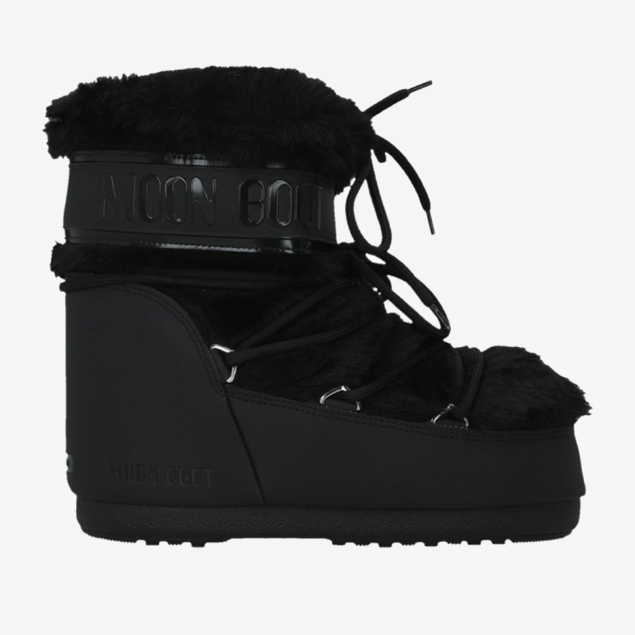 Moon Boot Чизми MB ICON LOW FAUX FUR BLACK 