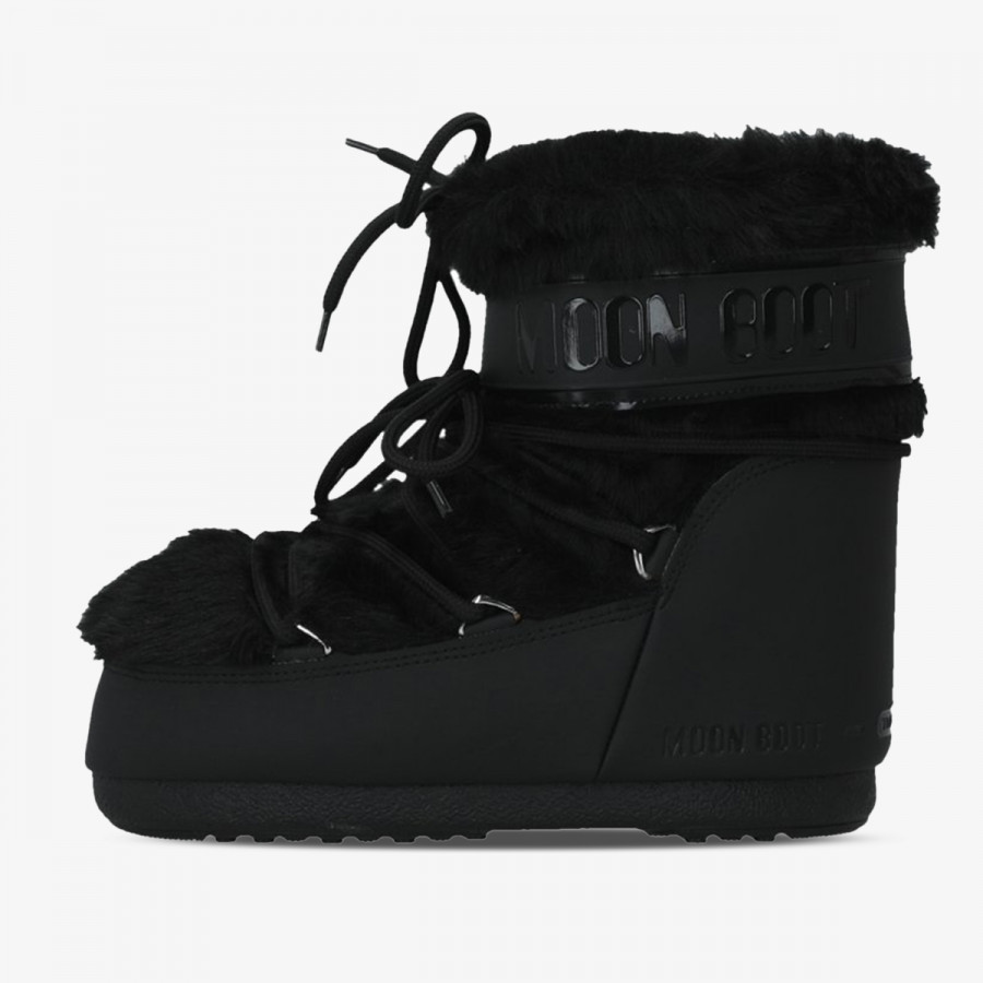 Moon Boot Чизми MB ICON LOW FAUX FUR BLACK 
