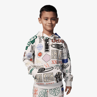 Nike Bluza JDB MJ ESSENTAILS FT AOP PO 