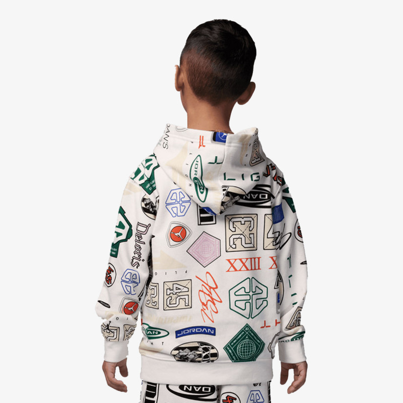 Nike Bluza JDB MJ ESSENTAILS FT AOP PO 