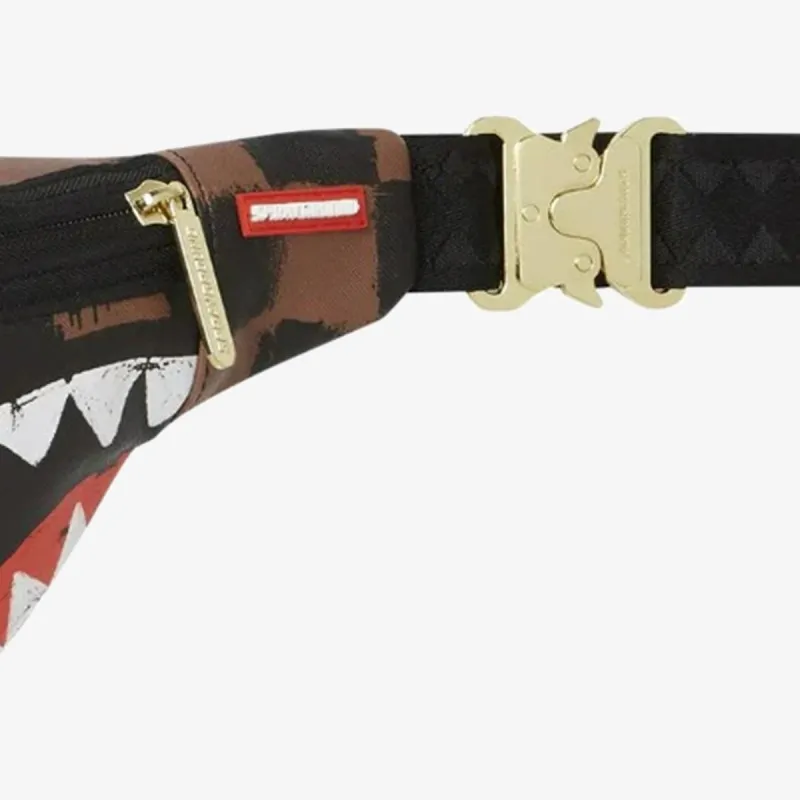 SPRAYGROUND Торбица SHARKS IN PARIS PAINTED CROSSBODY 