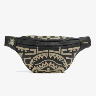 SPRAYGROUND Торбица AI TRIBAL GOLD SAVVY CROSSBODY TEDDY BEA 
